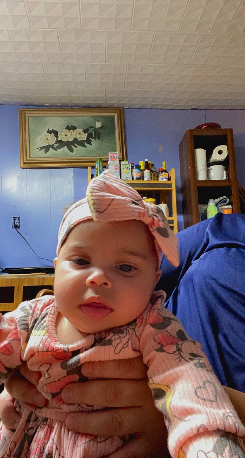 Brooklynn joined the competition — help win amazing prizes! baby, baby_products, baby_toddler_clothing, baseball_cap, cap, chair, cheek, child, ear, fashion_accessory, fun, happy, headwear, pattern, person, picture_frame, room, sitting, toddler, vacation