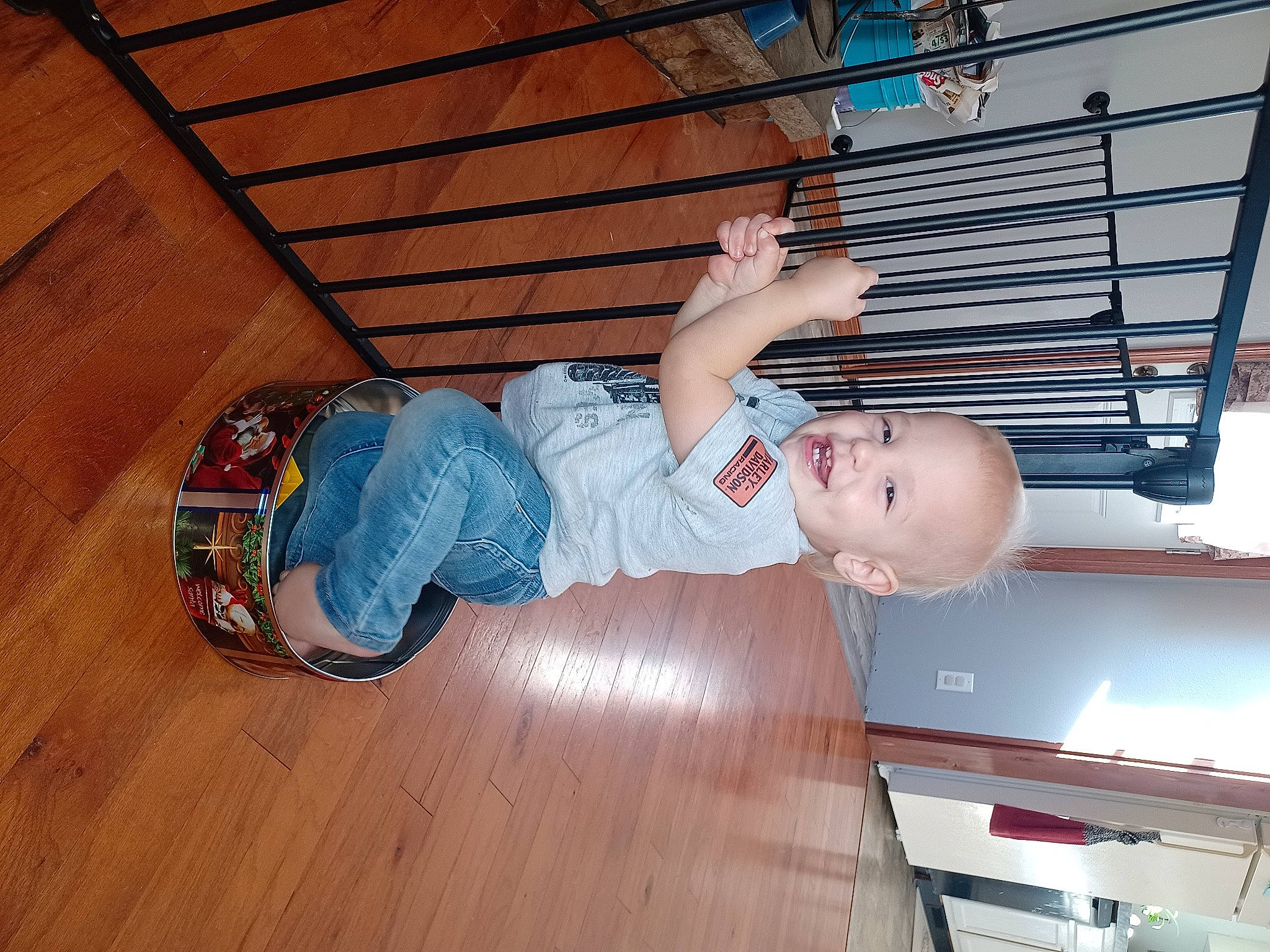 Levi joined the competition — help win amazing prizes! baby, baby_toddler_clothing, ceiling, child, comfort, flooring, fun, hardwood, joy, laminate_flooring, leisure, pattern, person, room, sitting, t_shirt, toddler, varnish, wood, wood_flooring