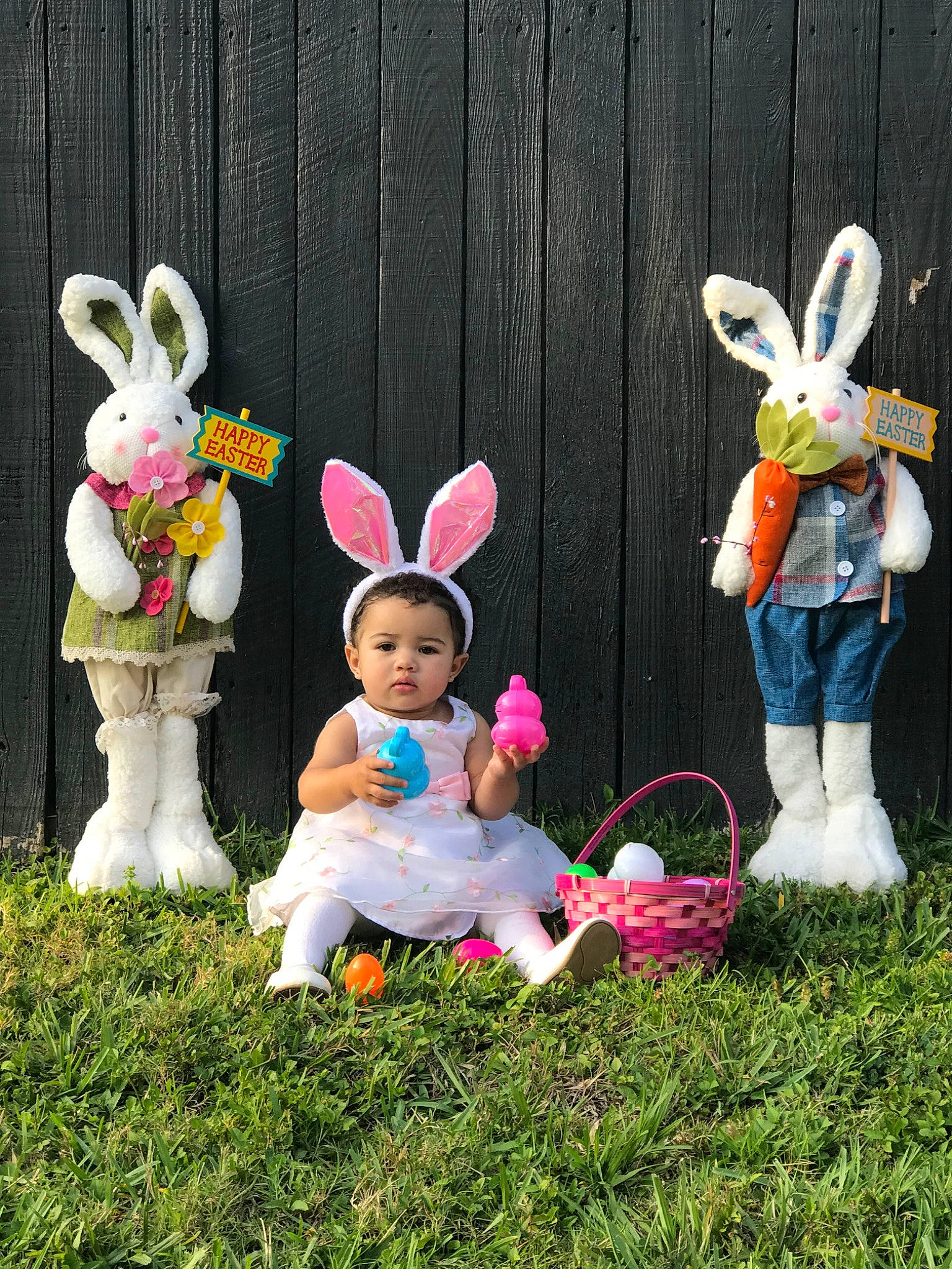 Mia Isabella joined the competition — help win amazing prizes! domestic_rabbit, ear, easter, easter_bunny, fawn, grass, holiday, person, rabbit, rabbits_and_hares