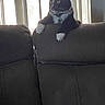 Mylo is registered to the contest to win money with this photo: animal, backlit, black_and_white, cat, collar, couch, ears, feline, fluffy, home, indoors, longhaired, pet, portrait, sitting, sofa, tuxedo_cat, whiskers, white_paws, window