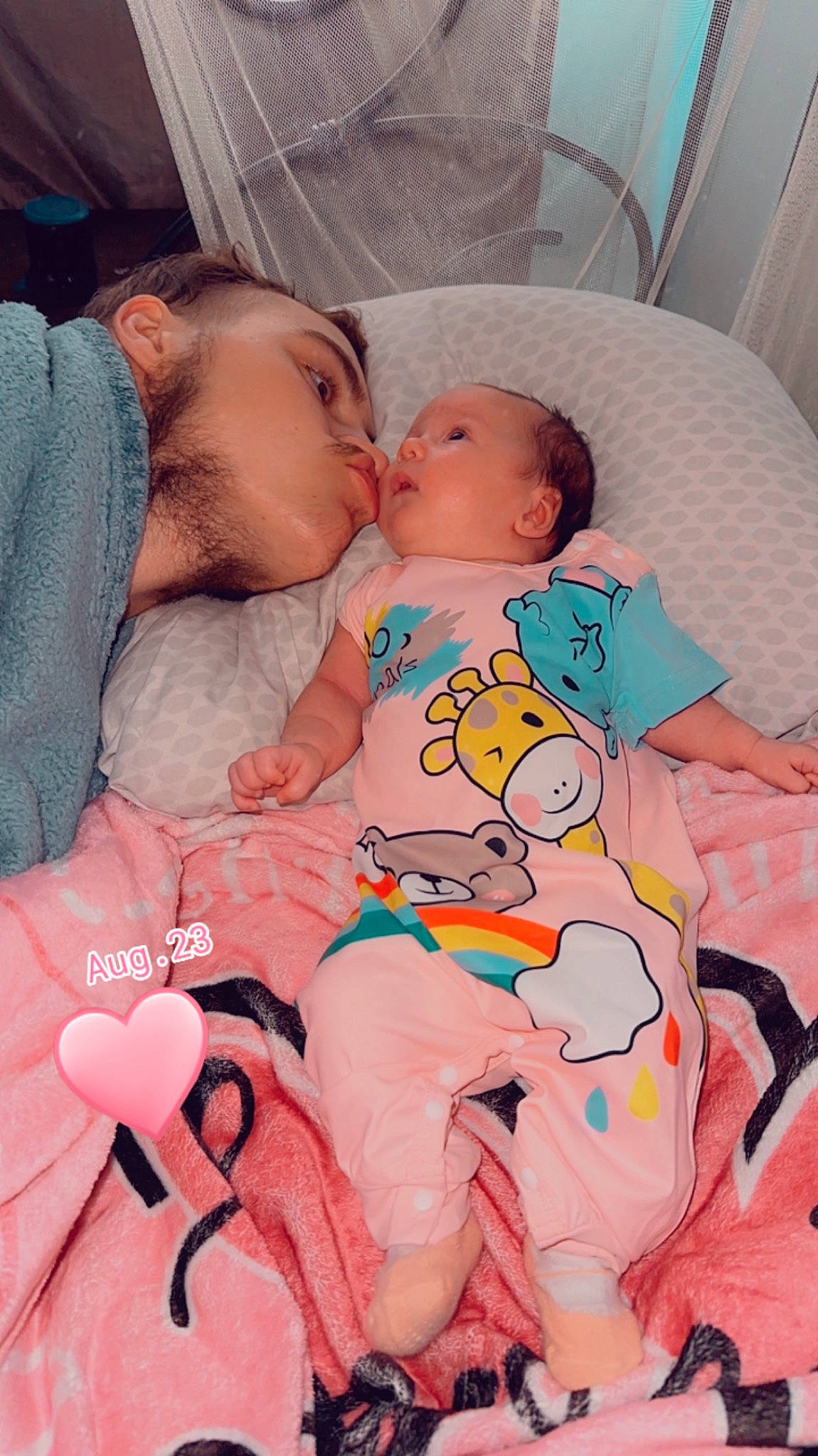 Ocean Ivory Riley joined the competition — help win amazing prizes! baby, baby_sleeping, baby_toddler_clothing, cheek, child, comfort, finger, happy, head, human, lap, mammal, mouth, person, pink, product, skin, textile, thigh, toddler