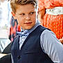 Maël a rejoint le concours — aidez-le/la à gagner de superbes lots ! accessories, blonde, boy, brownhair, child, clothing, crewcut, face, formalwear, hair, haircut, hairdresser, head, male, person, scarf, shirt, suit, tie, vest