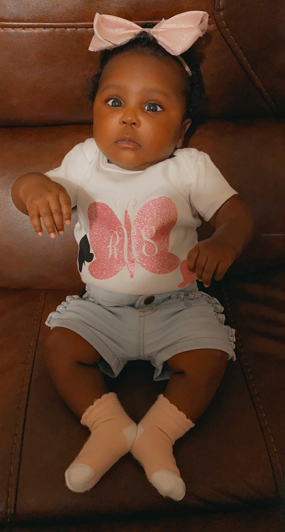 Raven joined the competition — help win amazing prizes! baby_toddler_clothing, cheek, eye, face, head, human_body, iris, joint, leg, lip, mouth, neck, nose, organ, person, pink, shorts, shoulder, skin, sleeve