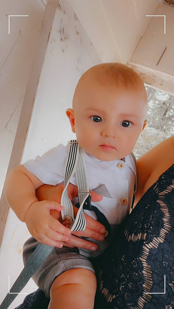 John joined the competition — help win amazing prizes! abdomen, baby, baby_products, baby_toddler_clothing, cheek, chest, child, comfort, eyelash, human_leg, iris, knee, neck, person, shoulder, sitting, skin, stomach, thigh, toddler