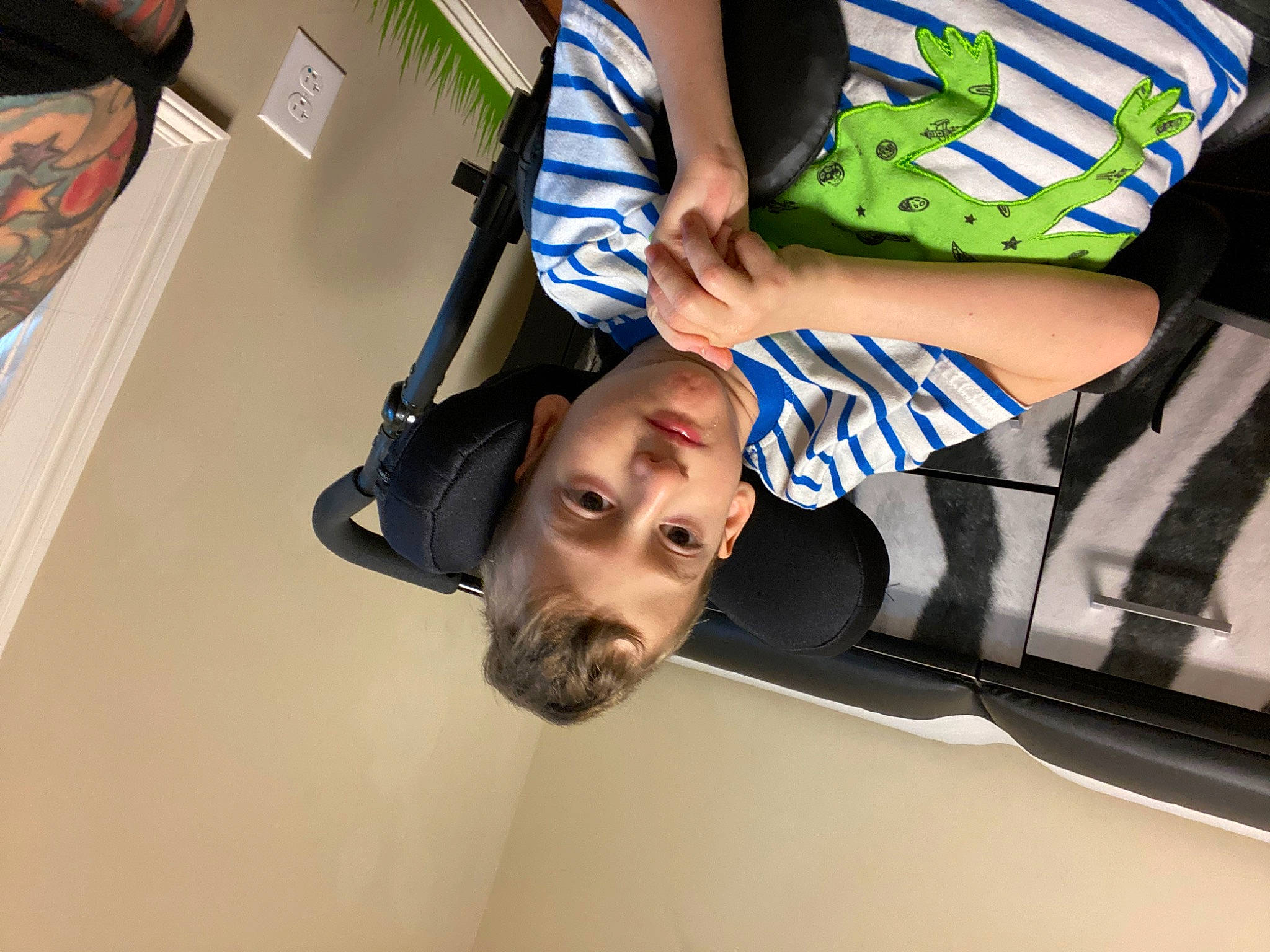 Johnny is registered to the contest to win money with this photo: facial_hair, person