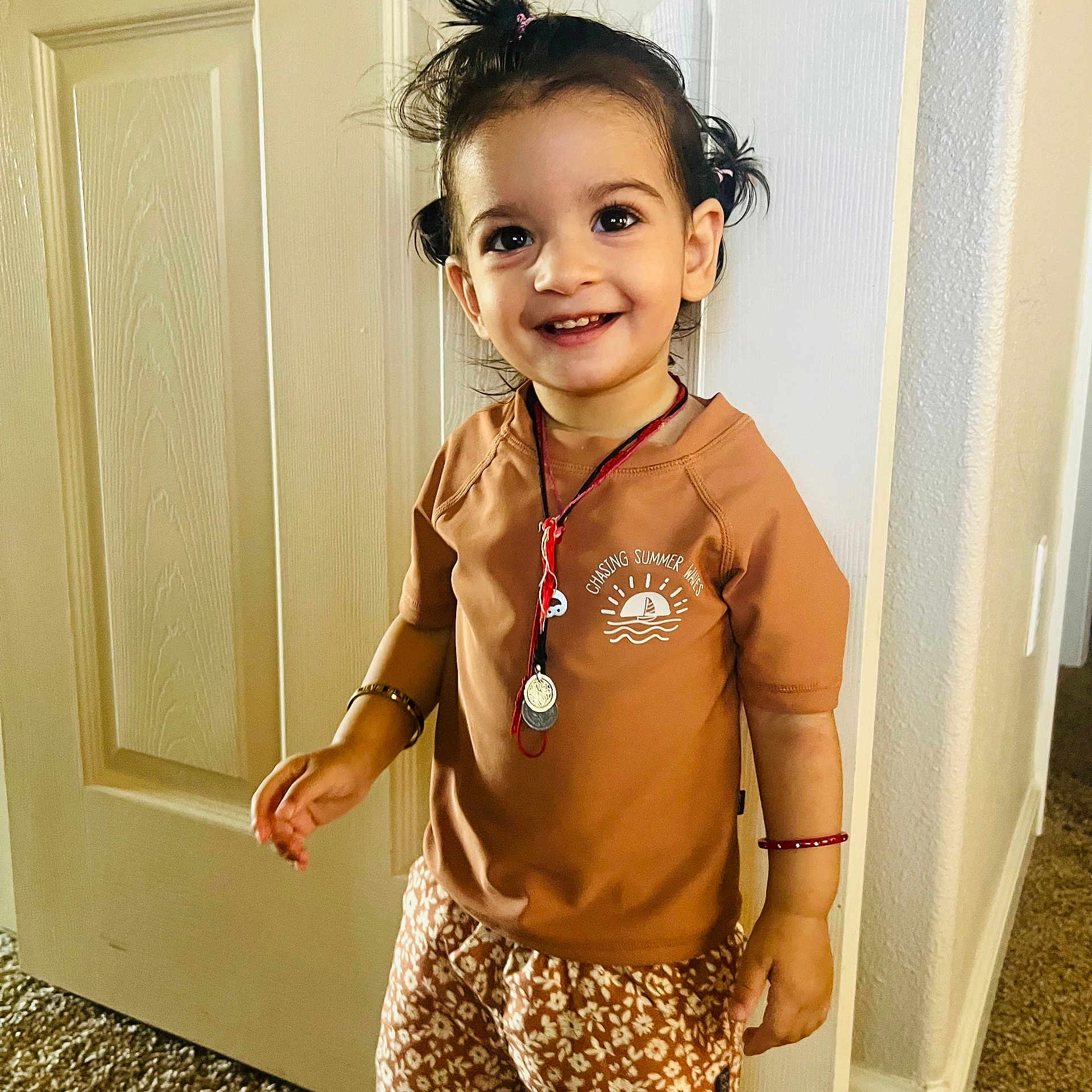 Shana Dhillon is registered to the contest to win money with this photo: accessories, blouse, child, clothing, dimples, door, face, female, girl, hair, happy, head, jewelry, necklace, person, photography, portrait, sleeve, smile, stethoscope