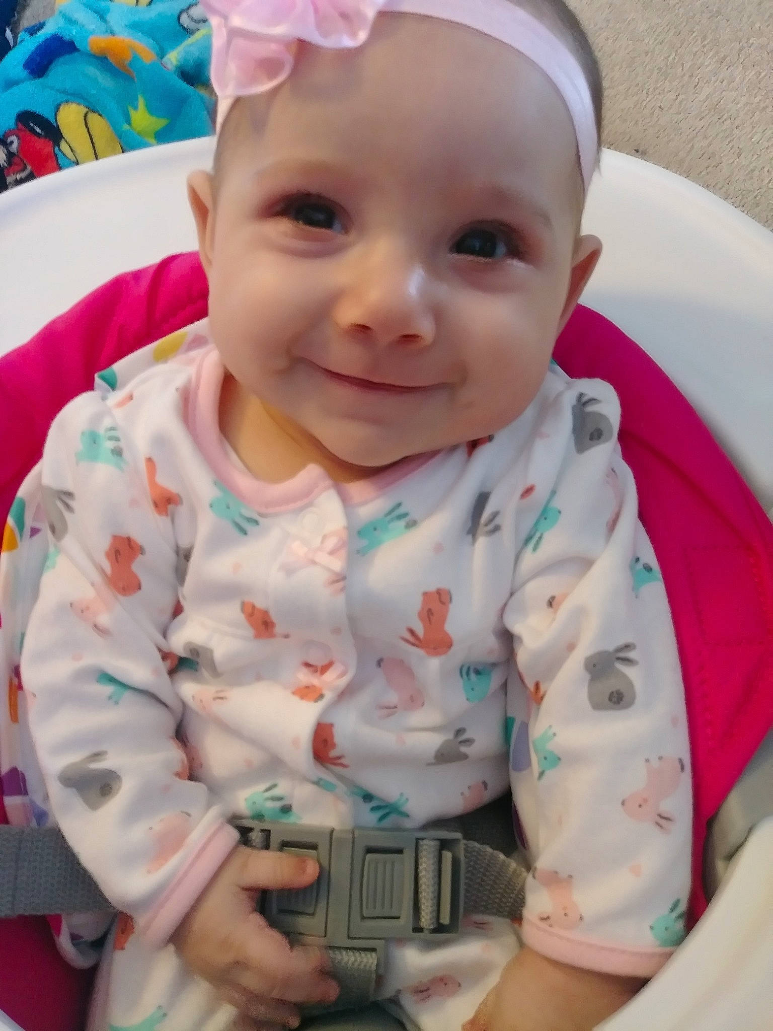 Abrianna is registered to the contest to win money with this photo: baby_products, cheek, child, day, face, girl, head, infant, iris, joy, person, pink, product, skin, smile, toddler