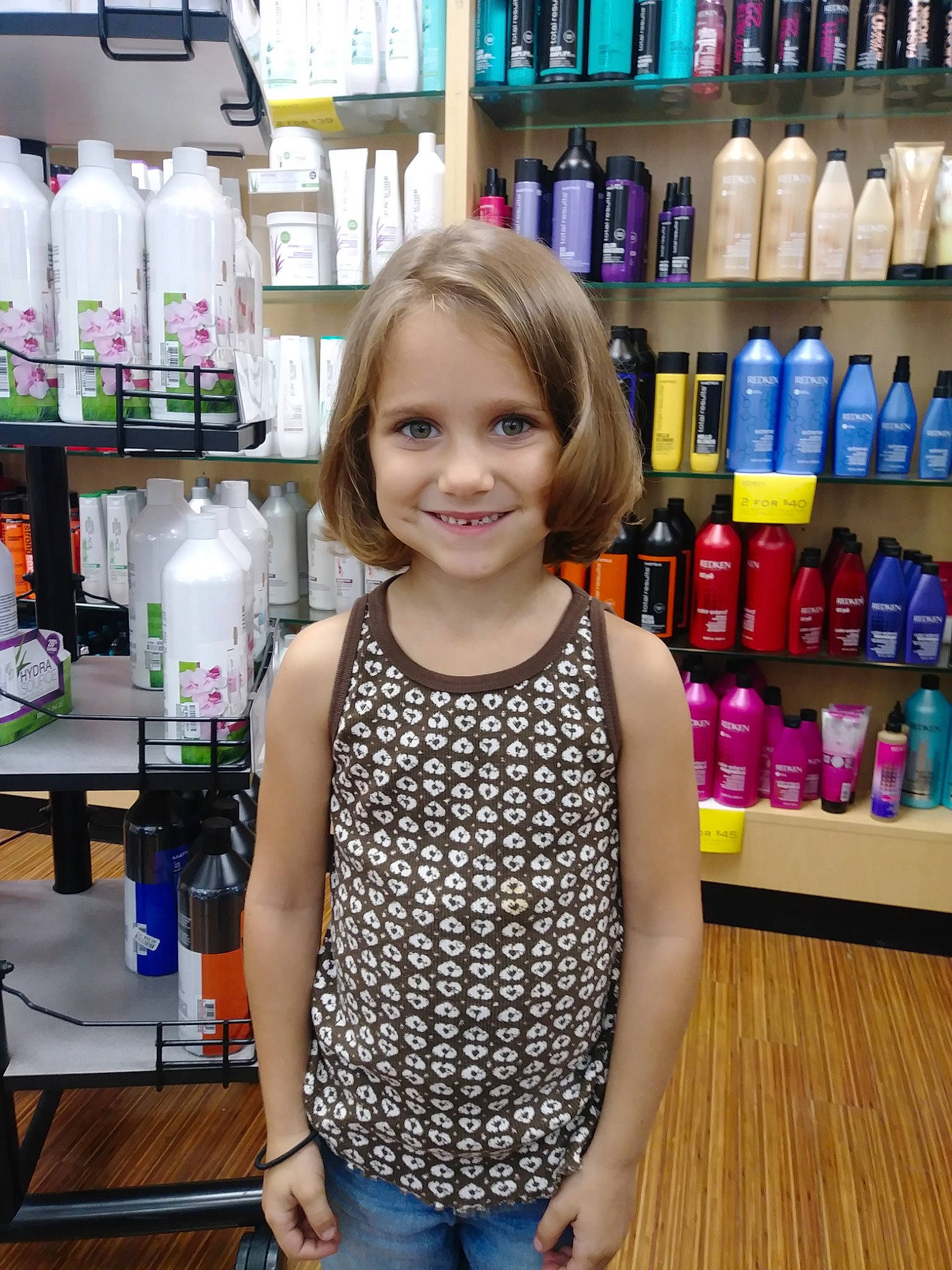 Skylar is registered to the contest to win money with this photo: child, girl, hair, hair_coloring, hairstyle, joy, person, product