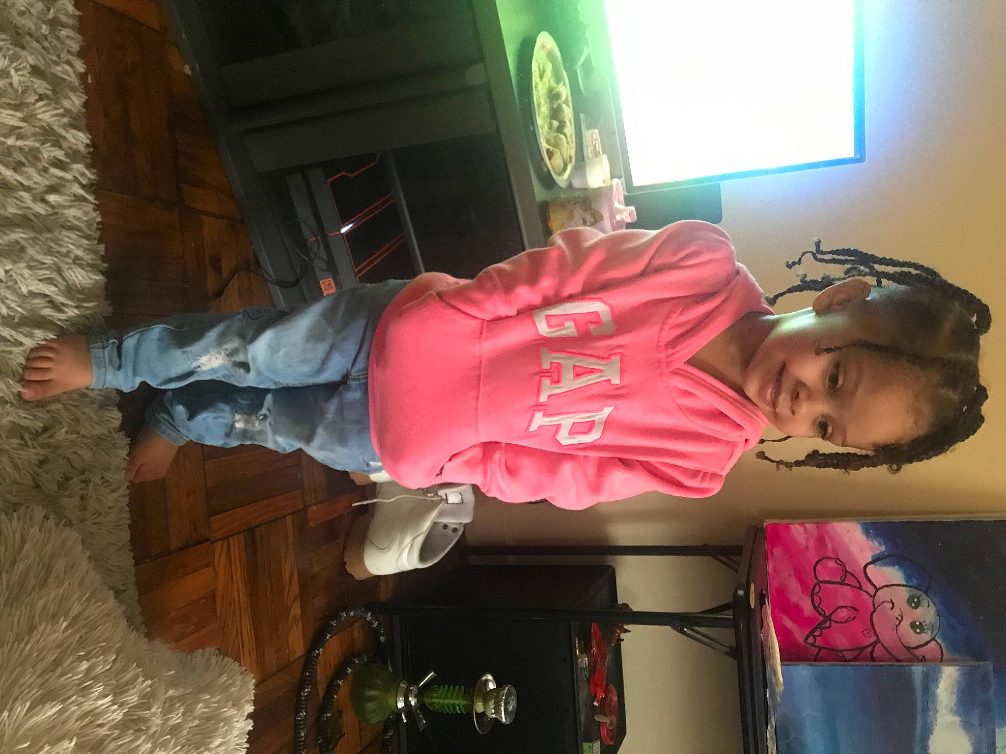 Elena joined the competition — help win amazing prizes! carmine, fun, hat, human_leg, magenta, person, room, t_shirt, thigh, toddler