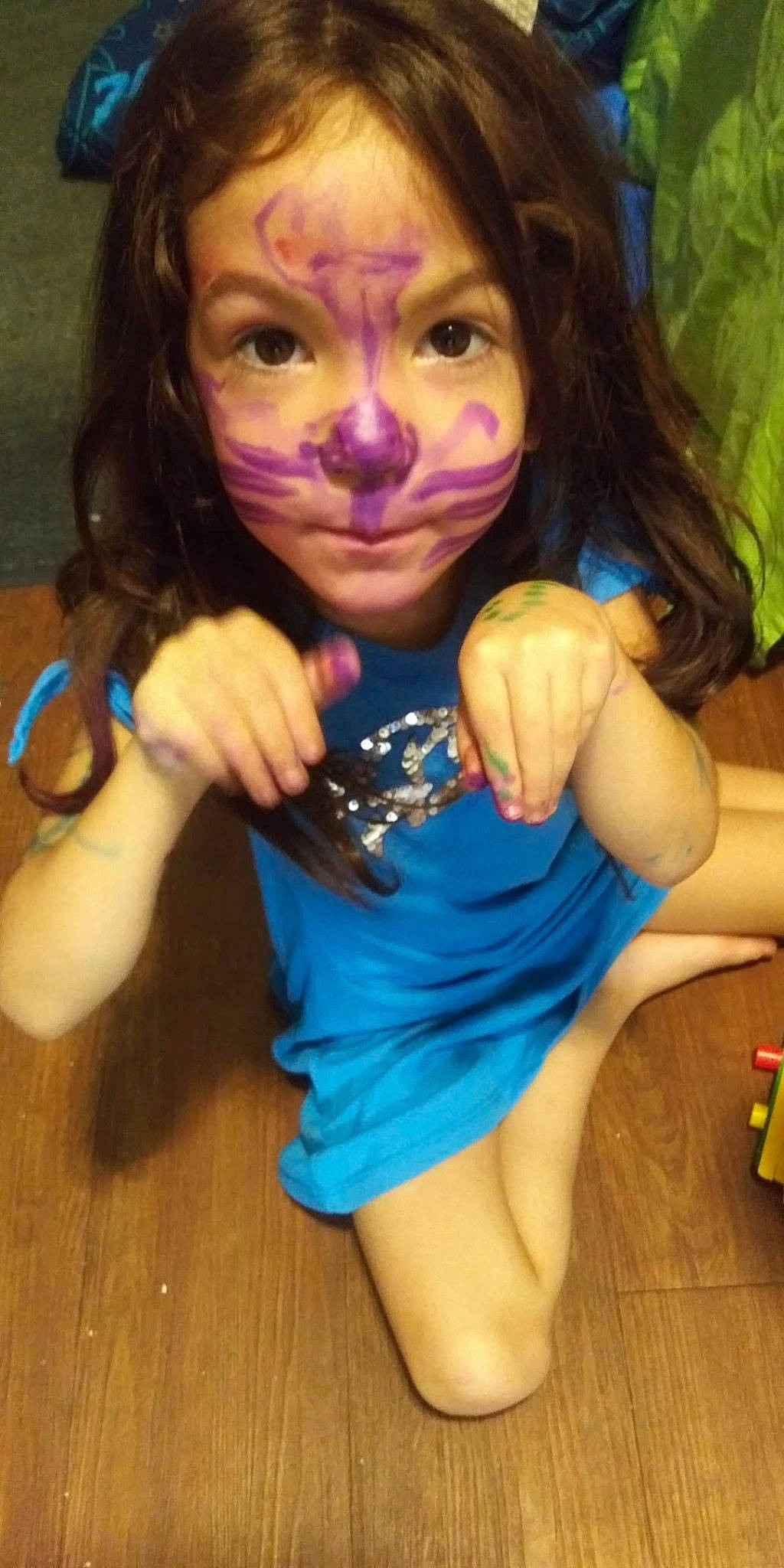 Maddisyn joined the competition — help win amazing prizes! black_hair, brown_hair, chest, electric_blue, eyelash, finger, fun, gesture, hair, happy, human_leg, lip, long_hair, mouth, nail, neck, person, thigh, thumb, wig