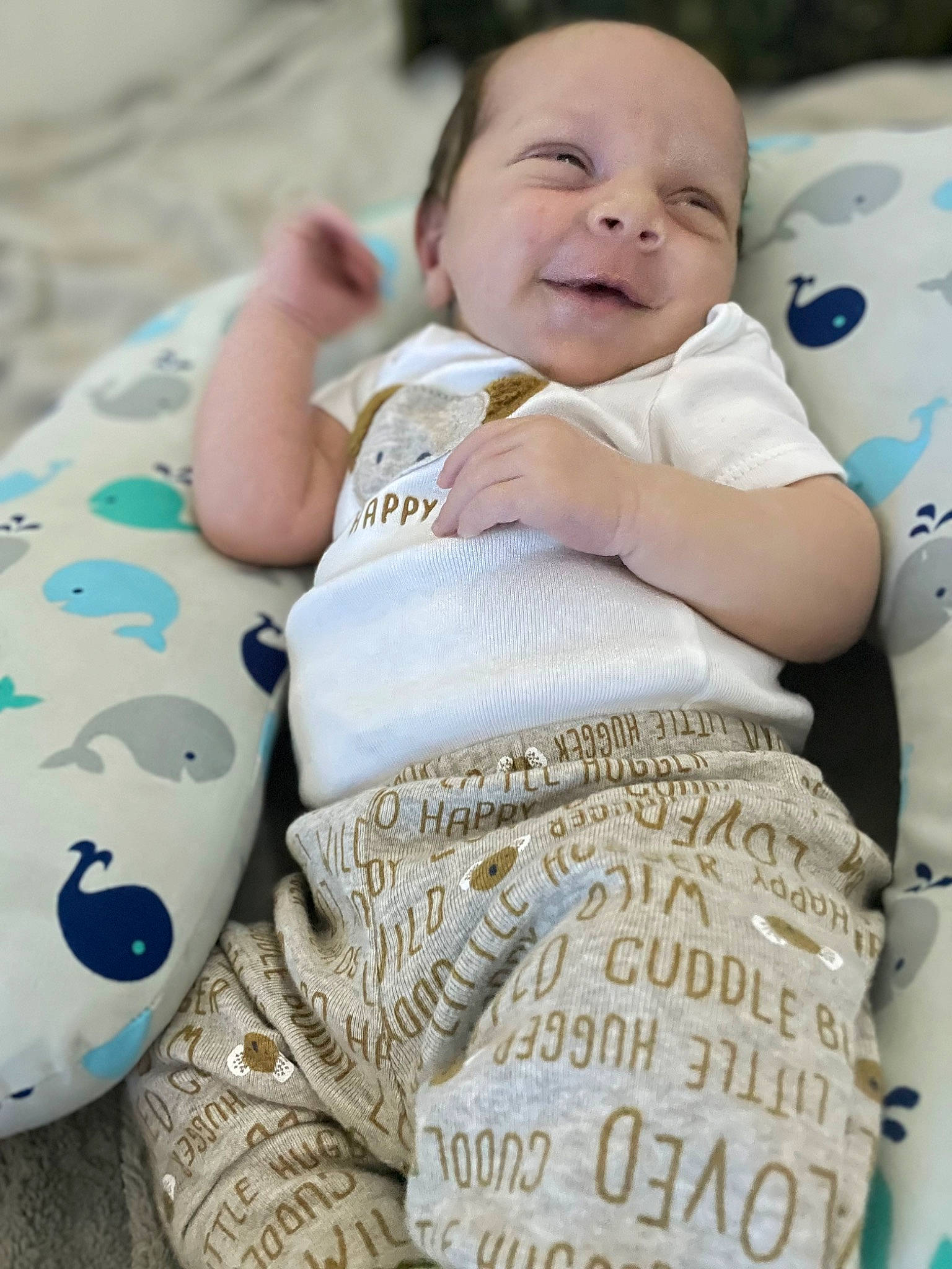 Jayden joined the competition — help win amazing prizes! abdomen, baby, baby_products, baby_toddler_clothing, child, comfort, face, grass, happy, linens, pattern, person, portrait_photography, product, sitting, skin, sleeve, smile, t_shirt, textile