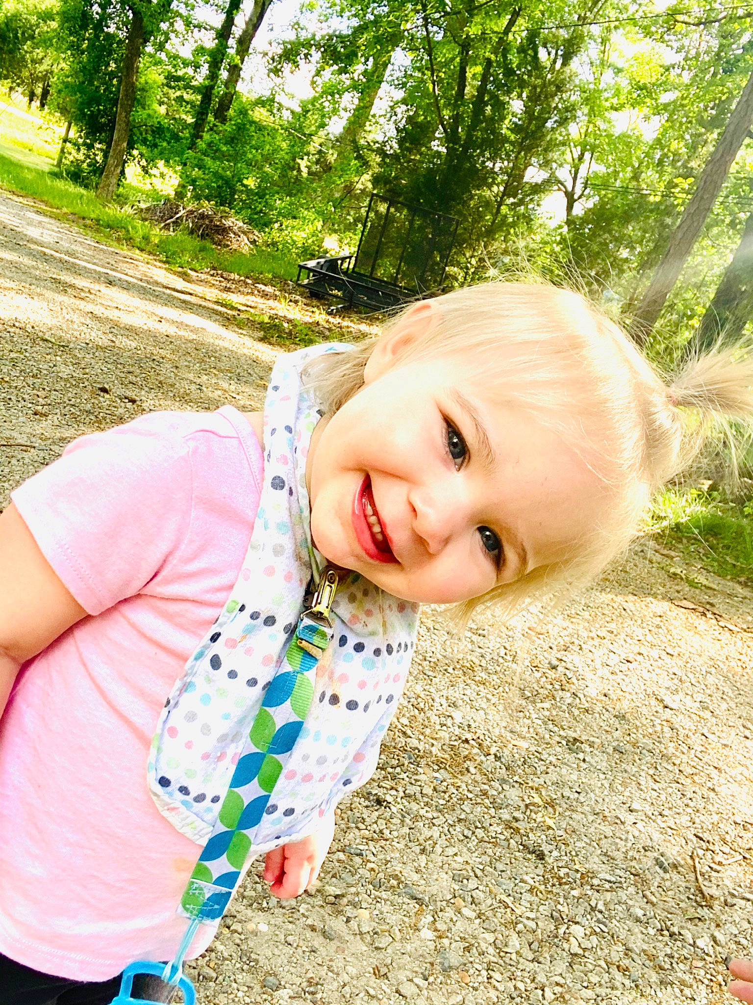 Avaleigh joined the competition — help win amazing prizes! baby, beauty, child, eye, grass, happy, joy, leisure, nose, person, photography, pink, plant, play, recreation, skin, smile, summer, sunlight, toddler