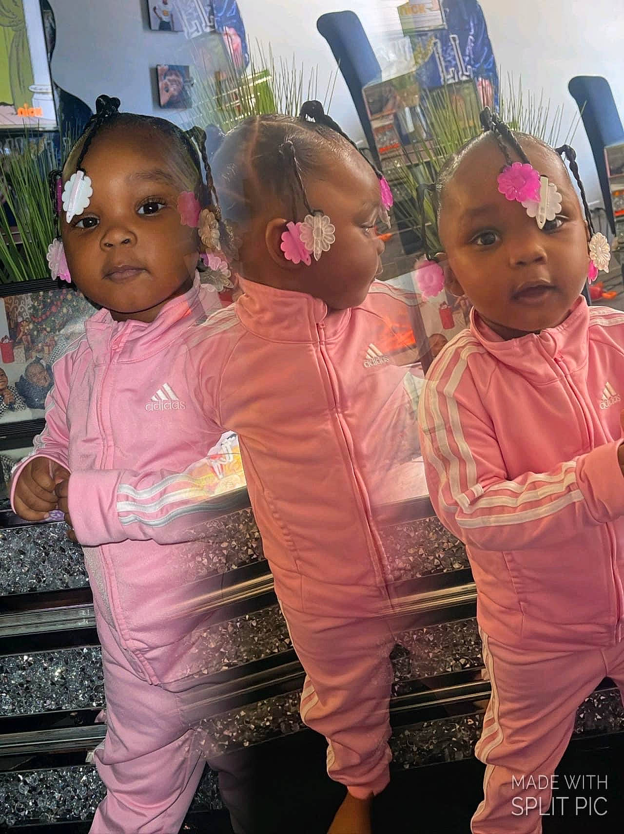 Amyiah is registered to the contest to win money with this photo: adaptation, child, event, eye, face, facial_expression, fashion, fashion_design, fun, gesture, happy, hat, head, human, interaction, magenta, person, pink, purple, temple