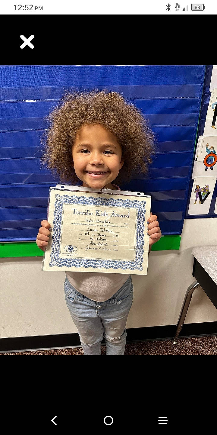 Janiah is registered to the contest to win money with this photo: afro, art, blue, child, electric_blue, event, fun, happy, jewellery, jheri_curl, joy, person, picture_frame, portrait_photography, room, smile, t_shirt, teacher, toddler, visual_arts