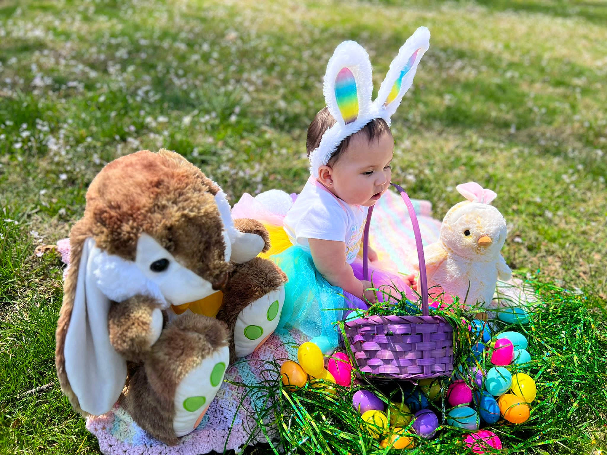 Antonella joined the competition — help win amazing prizes! easter, easter_bunny, fawn, fun, grass, grass_family, happy, mammal, meadow, people_in_nature, person, photograph, pink, plant, rabbit, rabbits_and_hares, recreation, summer, textile, toy