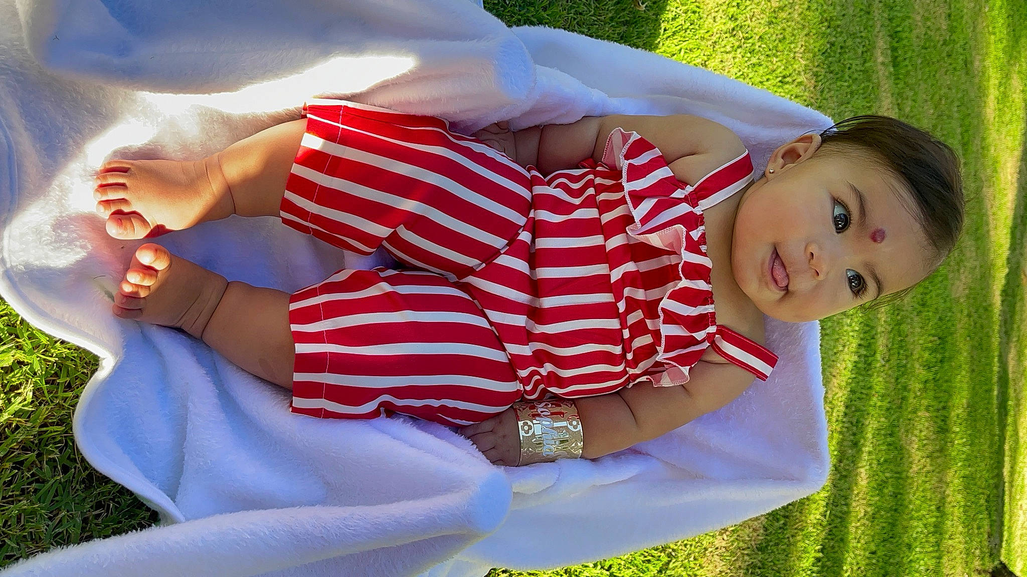 Sophia Hope joined the competition — help win amazing prizes! dress, face, finger, gesture, grass, green, hand, happy, head, human_leg, joint, leg, leisure, people_in_nature, person, plant, recreation, summer, thigh, tree