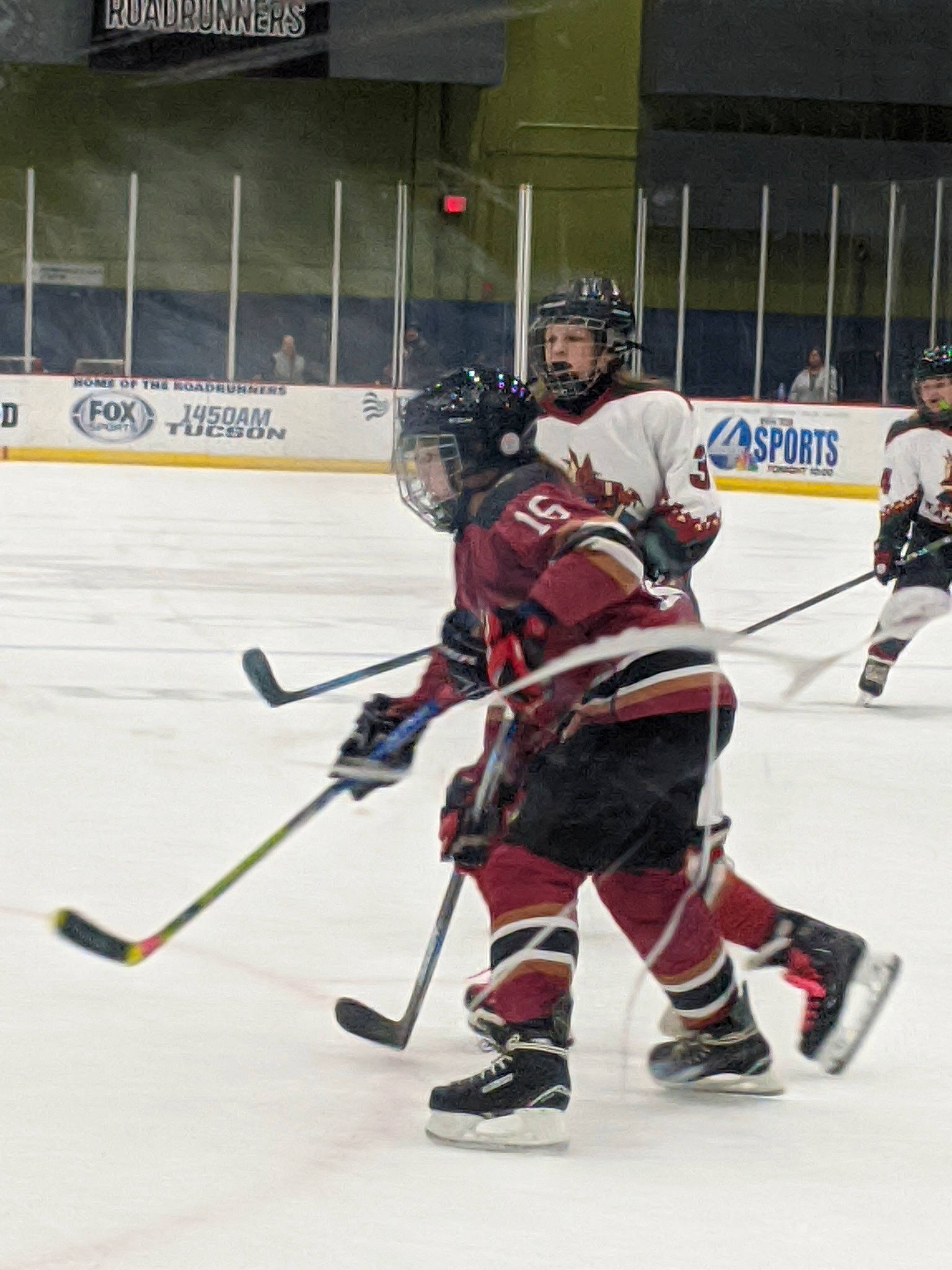 Preston joined the competition — help win amazing prizes! college_ice_hockey, defenseman, headgear, headwear, helmet, hockey, hockey_pants, hockey_protective_equipment, ice_hockey, ice_hockey_equipment, ice_hockey_position, ice_rink, ice_skate, jersey, person, player, skating, snow, sports_equipment, sports_gear