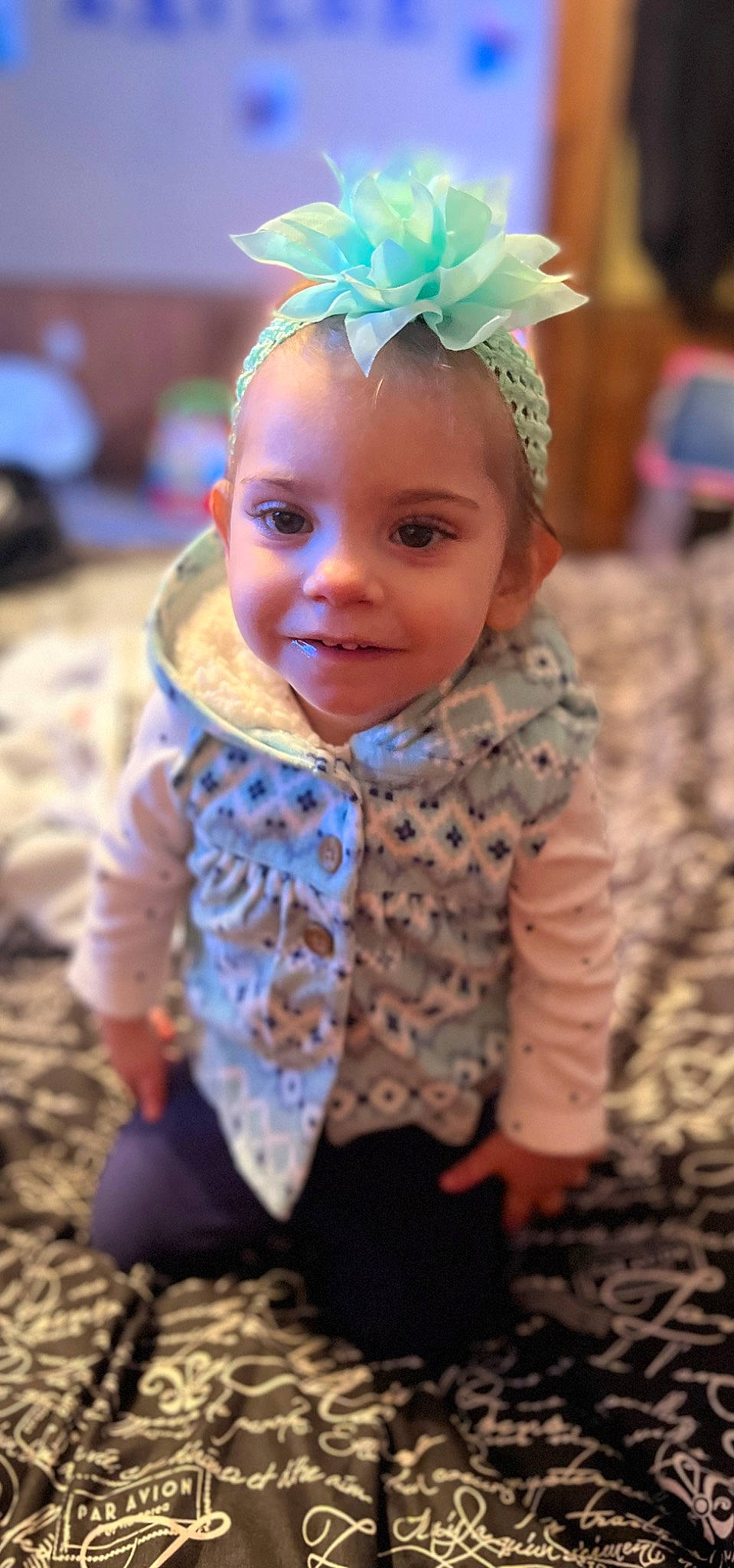 Kaylee Grace joined the competition — help win amazing prizes! baby, baby_toddler_clothing, beauty, child, event, face, fun, grass, happy, head, headband, headpiece, human, iris, leaf, people, person, pink, purple, sleeve