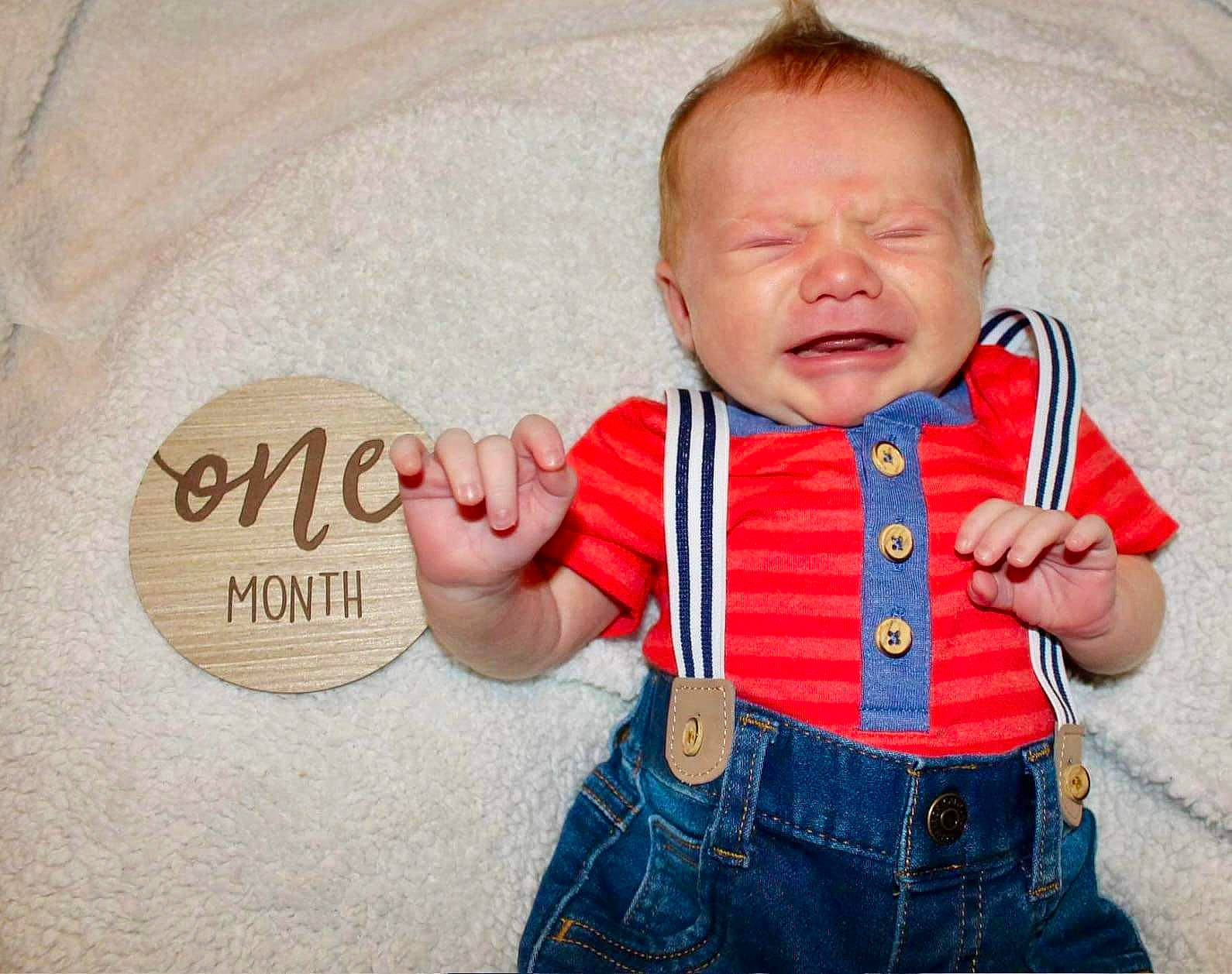 Jamie joined the competition — help win amazing prizes! baby, baby_toddler_clothing, cheek, chin, cool, eye, facial_expression, finger, gesture, hand, happy, head, neck, nose, outerwear, person, skin, sleeve, sorrow, t_shirt