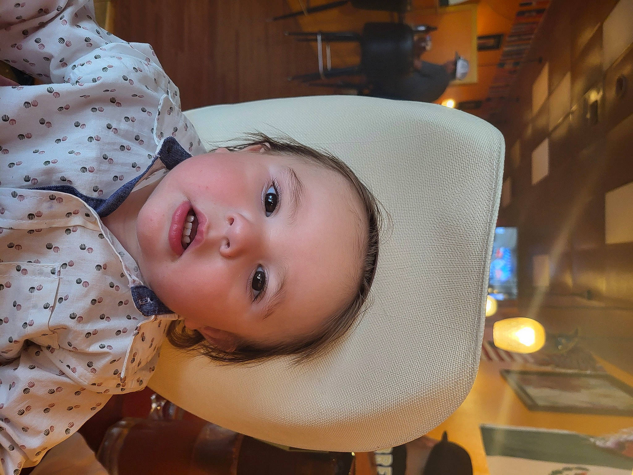 Landyn is registered to the contest to win money with this photo: baby, baby_products, baby_toddler_clothing, cheek, child, chin, comfort, event, eyebrow, eyelash, fun, happy, iris, lip, mouth, nose, pattern, person, skin, smile