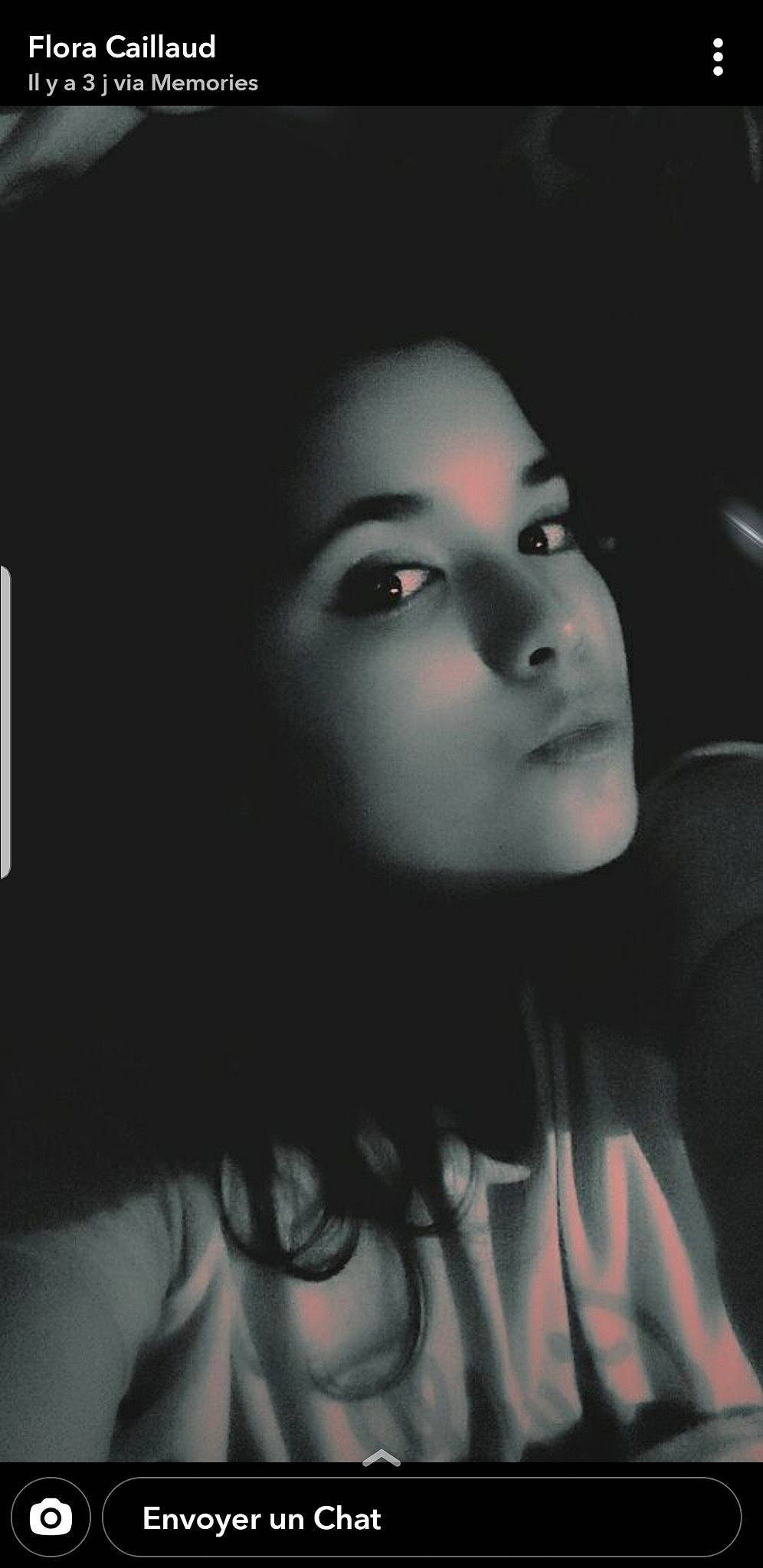 Flora a rejoint le concours — aidez-le/la à gagner de superbes lots ! beauty, black, black_hair, colorfulness, darkness, ear, eye, eyebrow, eyelash, face, fictional_character, flash_photography, head, lip, mouth, night, nose, person, photography, portrait