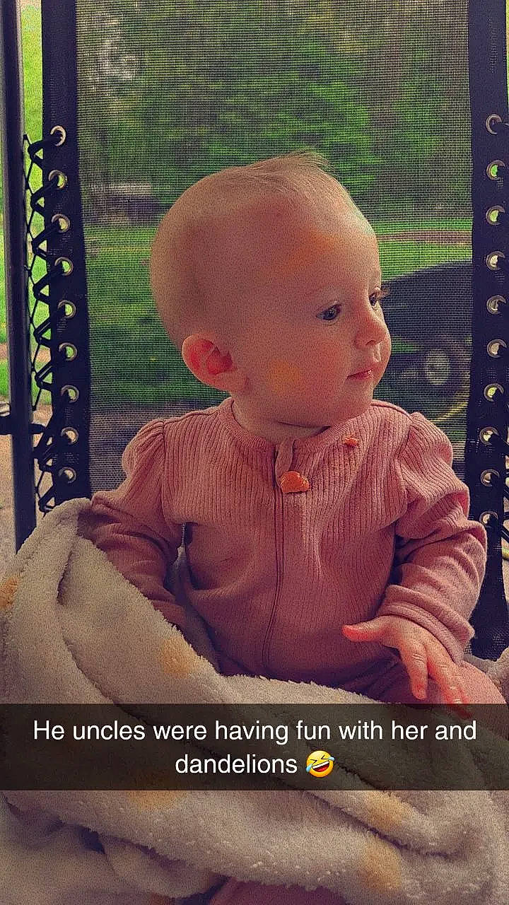 Angela Grace Petersheim is registered to the contest to win money with this photo: baby, baby_toddler_clothing, cheek, child, font, fun, happy, pattern, person, photo_caption, play, portrait, portrait_photography, sitting, toddler, vintage_clothing