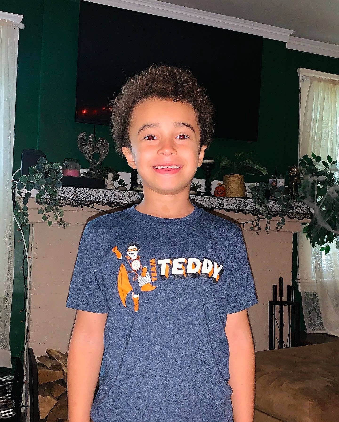 Levi joined the competition — help win amazing prizes! active_shirt, black_hair, chest, chin, curtain, denim, electric_blue, event, fashion_design, forehead, formal_wear, fun, happy, jewellery, joy, person, room, sleeve, smile, t_shirt