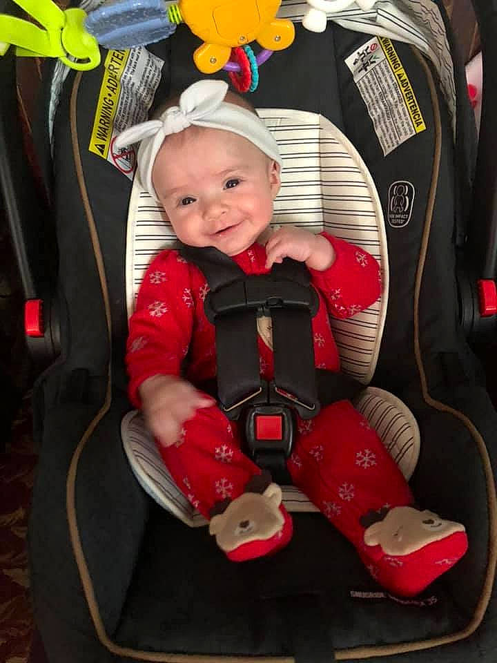 Marceline joined the competition — help win amazing prizes! baby, baby_carriage, baby_in_car_seat, baby_products, car_seat, child, person, product, red, toddler