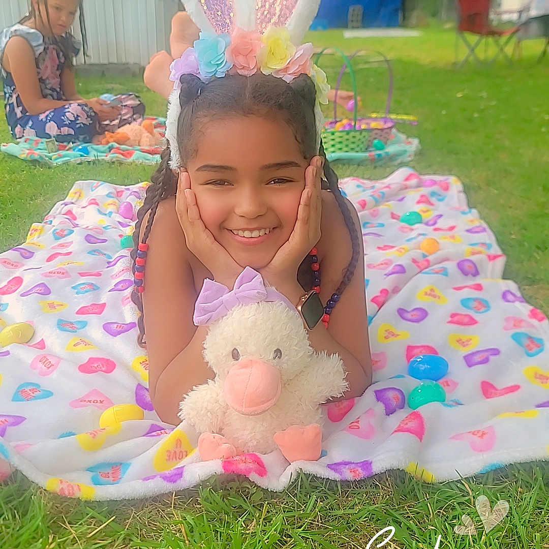 April joined the competition — help win amazing prizes! backyard, child, clothing, cream, dress, face, female, girl, grass, head, lawn, nature, outdoors, park, person, photography, plant, portrait, summer, yard