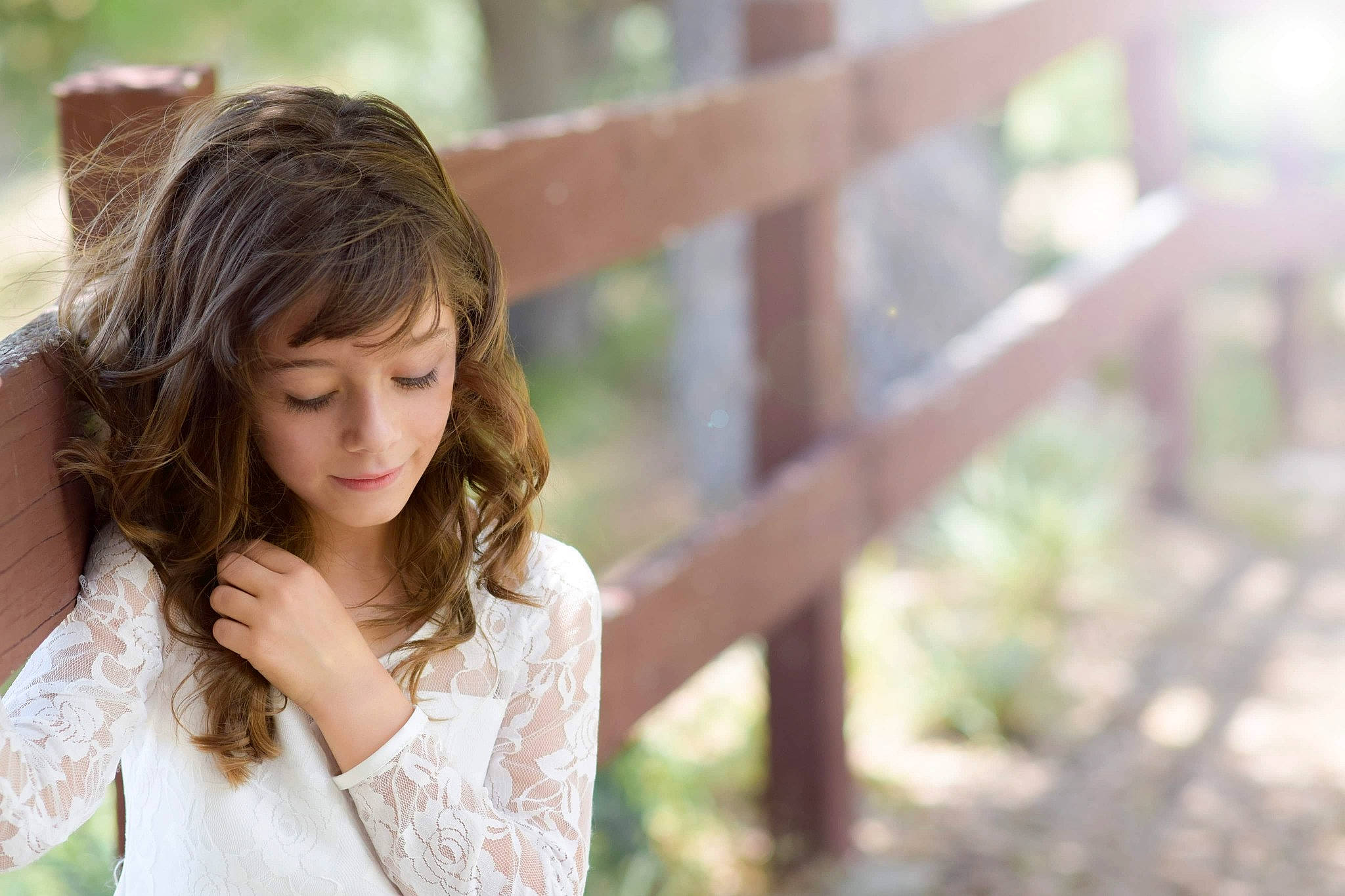 Sophya is registered to the contest to win money with this photo: beauty, brown_hair, child, child_model, eye, grass, hair, hairstyle, happy, long_hair, people_in_nature, person, photograph, photography, plant, portrait, portrait_photography, skin, smile, sunlight