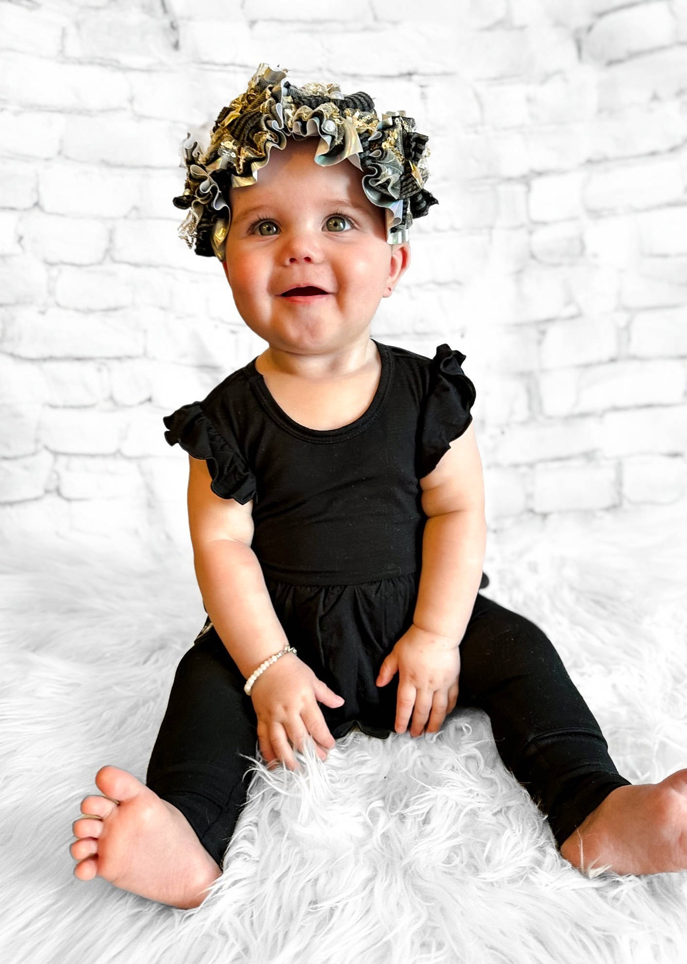 Skyler joined the competition — help win amazing prizes! baby, baby_toddler_clothing, child, collar, day_dress, embellishment, eye, fashion_accessory, flash_photography, happy, headband, headpiece, headwear, jewellery, joy, pattern, person, photograph, sitting, sleeve
