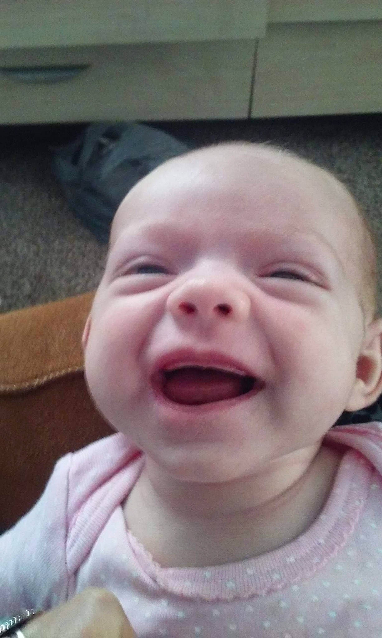 Isabella Rose  joined the competition — help win amazing prizes! baby, baby_laughing, baby_making_funny_faces, cheek, child, chin, ear, face, facial_expression, forehead, happy, head, jaw, laugh, lip, mouth, nose, person, skin, smile