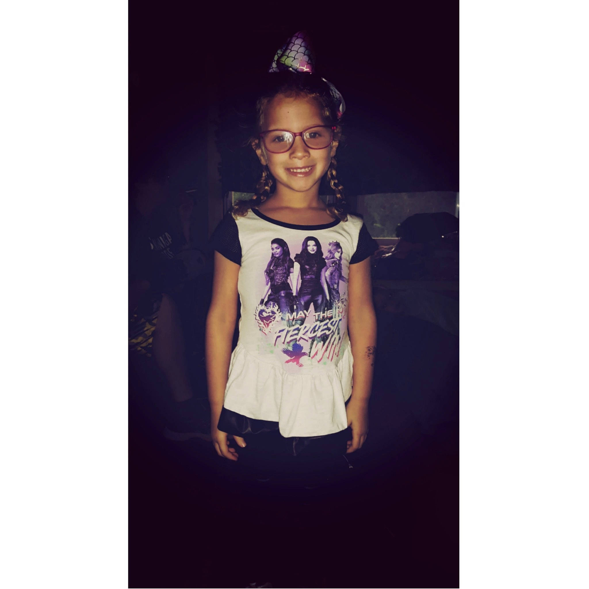 Bailey-marie joined the competition — help win amazing prizes! blurred, child, clothing, cool, dress, eyewear, fashion, footwear, glasses, head, headgear, joy, person, photography, plant, purple, sky, smile, t_shirt, toddler