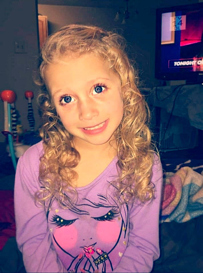 Bailey-marie is registered to the contest to win money with this photo: blond, cheek, child, chin, cool, eye, eyebrow, face, forehead, fun, hair, hairstyle, head, iris, joy, lip, long_hair, nose, person, smile