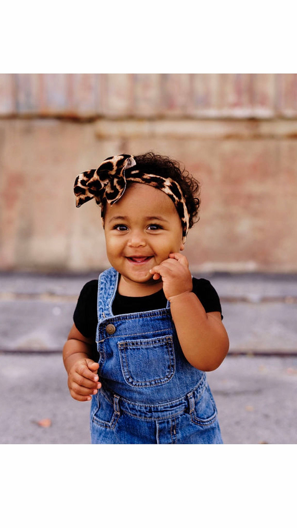 Treslyn joined the competition — help win amazing prizes! baby_toddler_clothing, button, child, child_model, denim, embellishment, fashion_accessory, hair_accessory, happy, headband, headpiece, headwear, jeans, joy, overall, person, portrait_photography, toddler