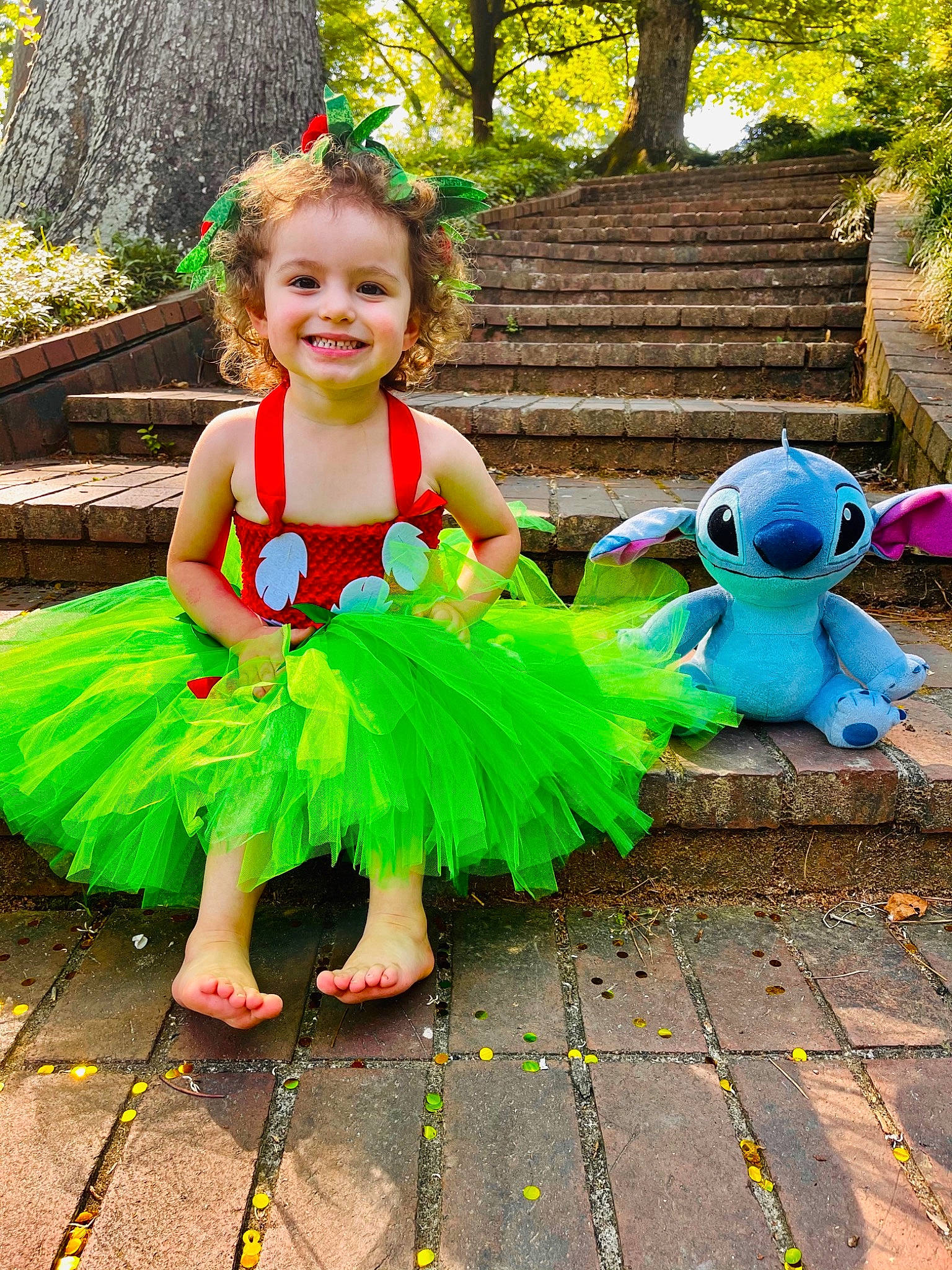 Carly joined the competition — help win amazing prizes! baby_toddler_clothing, ballet_tutu, child, costume, event, face, fun, grass, green, happy, joy, leisure, magenta, people_in_nature, person, photograph, pink, plant, smile, toddler