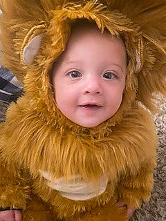 Jaxon joined the competition — help win amazing prizes! baby, blond, brown_hair, cheek, child, chin, eye, fun, fur, fur_clothing, happy, head, iris, jacket, joy, nose, person, plant, skin, smile