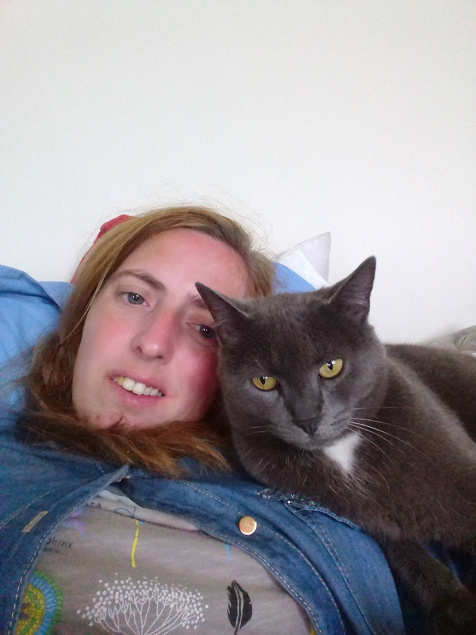 Plume participe au concours pour gagner de l'argent avec cette photo : black_cat, cat, cat_like_mammal, domestic_short_haired_cat, eye, girl, kitten, korat, mammal, person, small_to_medium_sized_cats, snout, vertebrate, whiskers