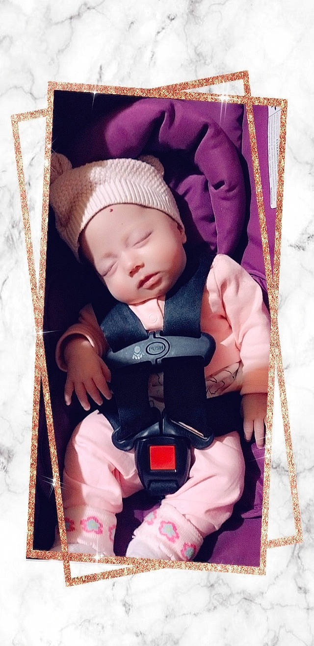 Vanille is registered to the contest to win money with this photo: baby, baby_carriage, baby_products, baby_safety, baby_sleeping, baby_toddler_clothing, beauty, cap, cheek, child, comfort, face, headwear, lap, linens, magenta, person, pink, product, purple