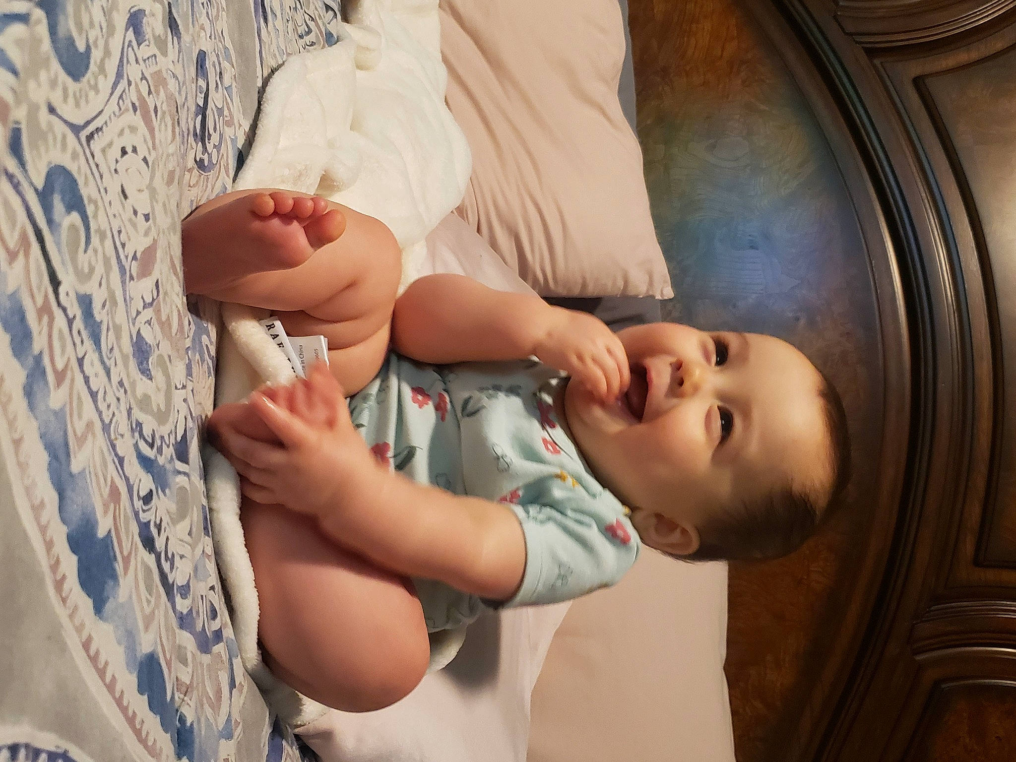 Caroline joined the competition — help win amazing prizes! arm, baby, comfort, dress, eye, facial_expression, finger, gesture, hairstyle, hand, happy, human_body, joint, mouth, nose, person, shoulder, skin, smile, textile