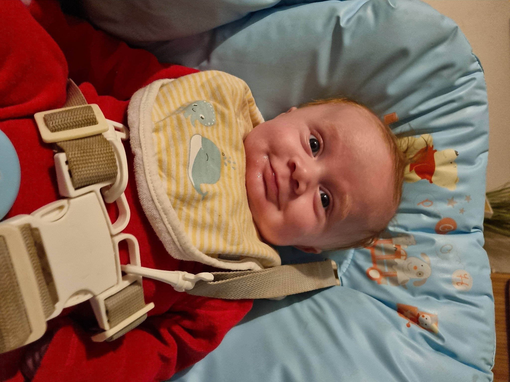 Cameron a rejoint le concours — aidez-le/la à gagner de superbes lots ! baby, baby_products, baby_safety, baby_toddler_clothing, carmine, cheek, child, comfort, eye, happy, head, linens, nose, person, product, room, sitting, skin, smile, toddler