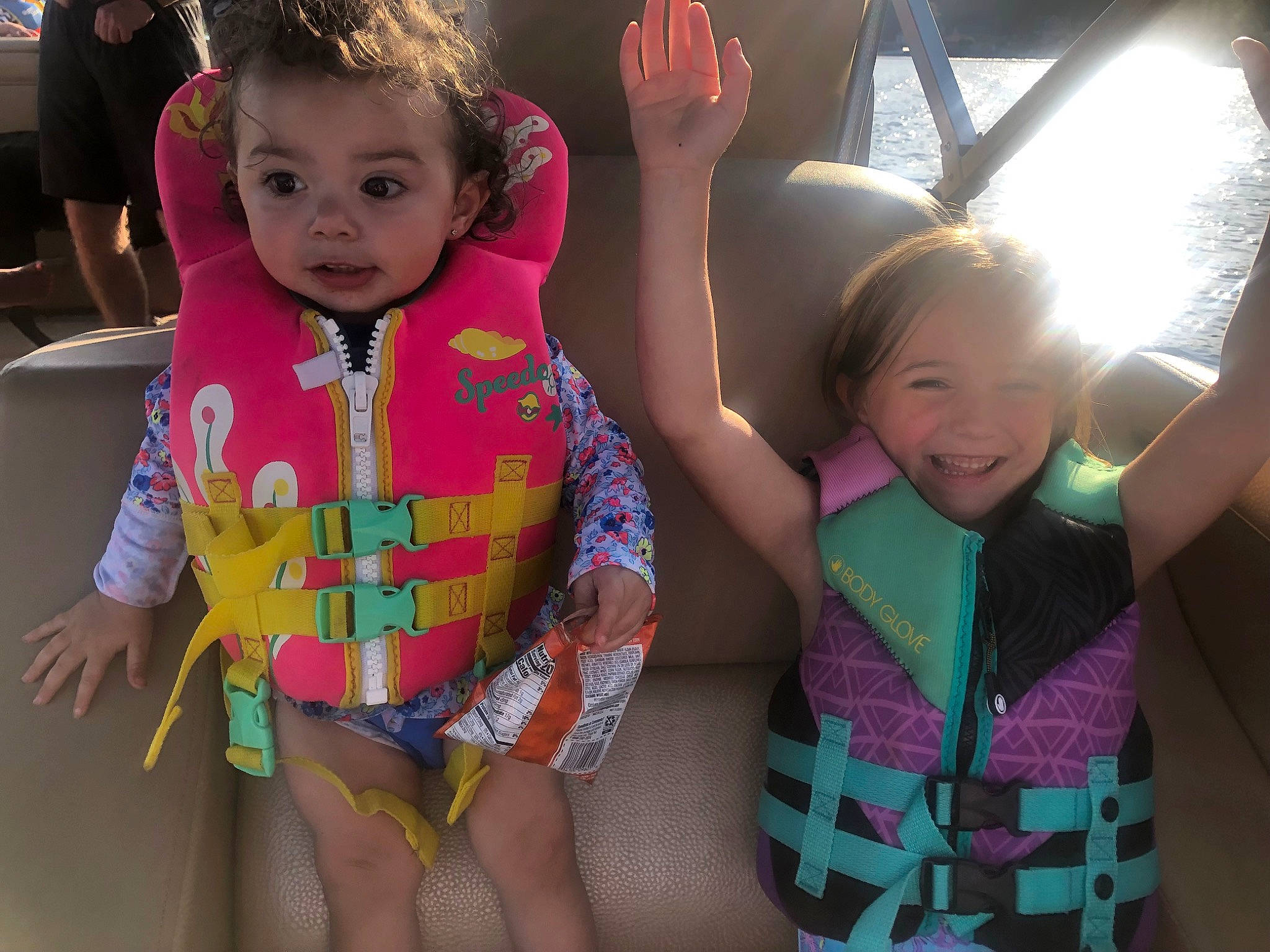 Braelynn is registered to the contest to win money with this photo: baby_toddler_clothing, cool, face, facial_expression, finger, gesture, hand, happy, head, iris, joy, leisure, mouth, neck, person, pink, skin, smile, summer, thigh