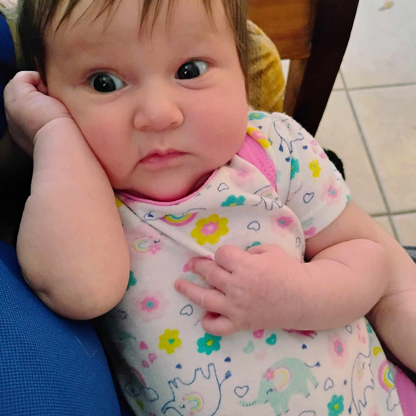 Calliope joined the competition — help win amazing prizes! applique, armchair, baby, blanket, bodypart, chair, couch, cushion, face, finger, furniture, hand, head, homedecor, newborn, pattern, person, photography, portrait, sitting