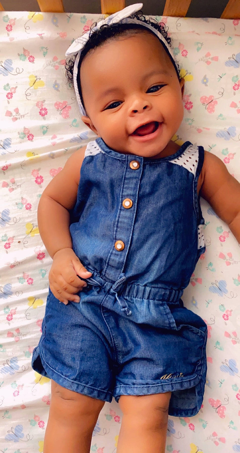 Lauralynn is registered to the contest to win money with this photo: abdomen, baby, baby_products, baby_toddler_clothing, cheek, child, child_model, clothing, denim, jeans, overall, person, product, shorts, sitting, skin, standing, textile, toddler, trunk