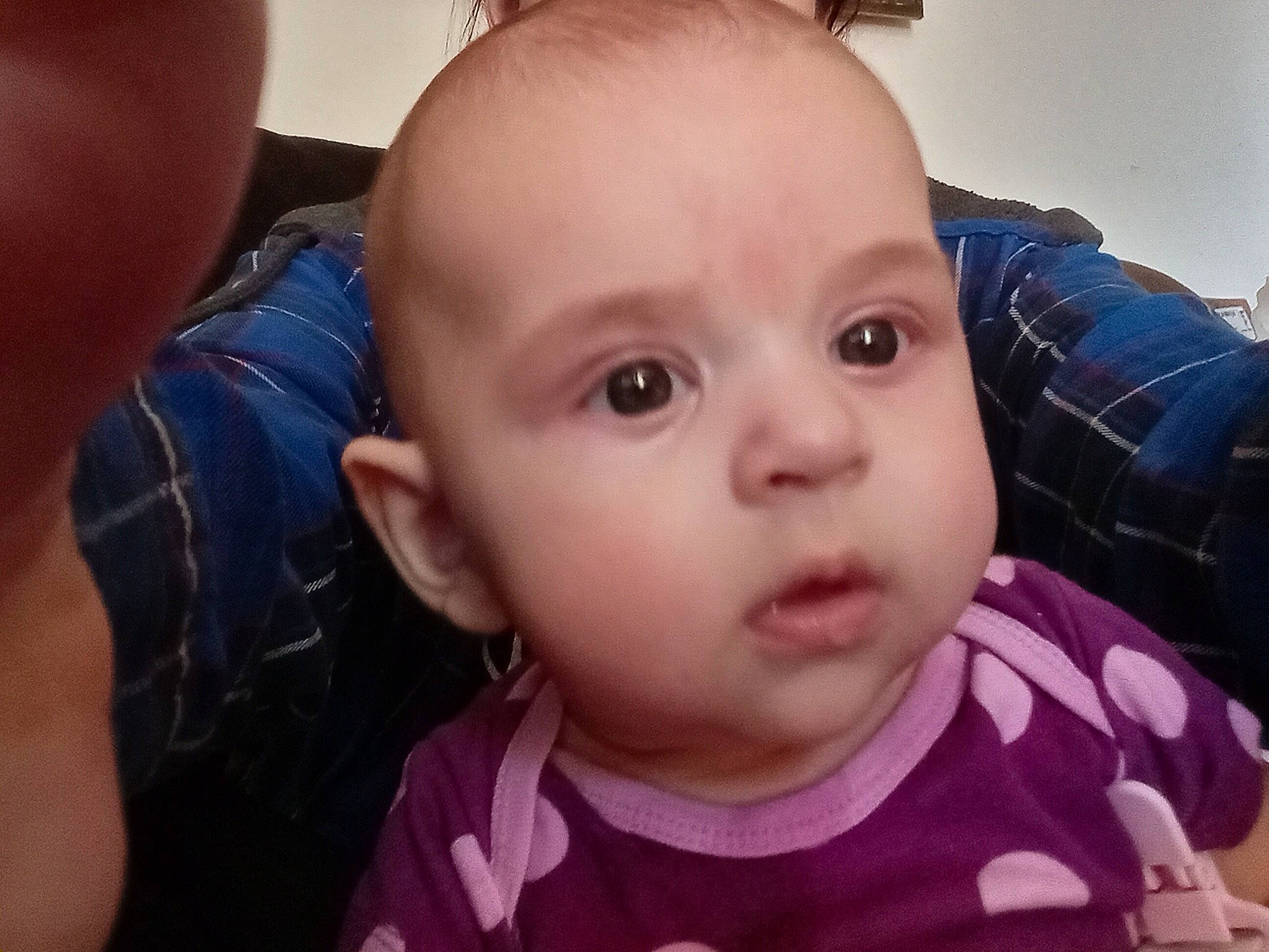 Thalia joined the competition — help win amazing prizes! baby, baby_toddler_clothing, cheek, chin, ear, eyebrow, eyelash, finger, forehead, gesture, hairstyle, happy, iris, jaw, lip, mouth, neck, nose, person, skin