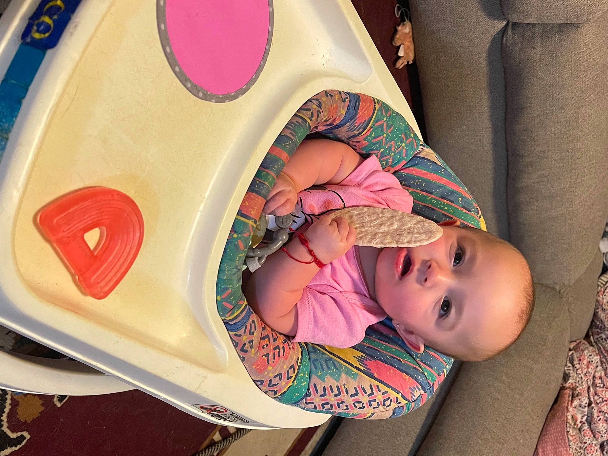 Jayleen joined the competition — help win amazing prizes! art, automotive_design, automotive_exterior, automotive_lighting, baby, baby_products, baby_toddler_clothing, bumper, child, facial_expression, fun, headgear, laundry_room, motor_vehicle, mouth, person, personal_protective_equipment, pink, toddler, trunk