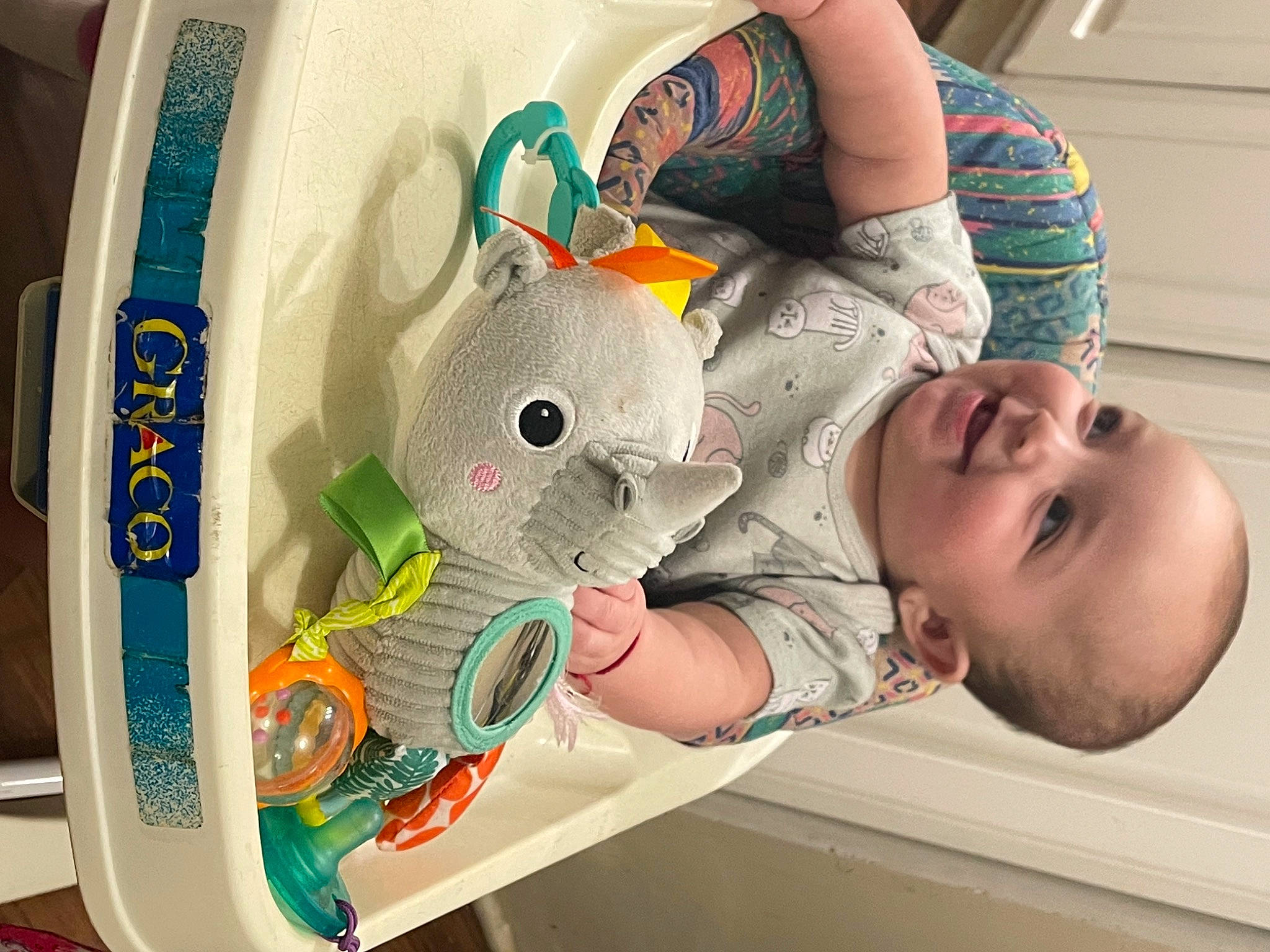 Giuliana joined the competition — help win amazing prizes! baby, baby_products, baby_safety, baby_toys, child, comfort, finger, fun, happy, joy, mouth, person, play, product, room, smile, stuffed_toy, t_shirt, textile, toddler