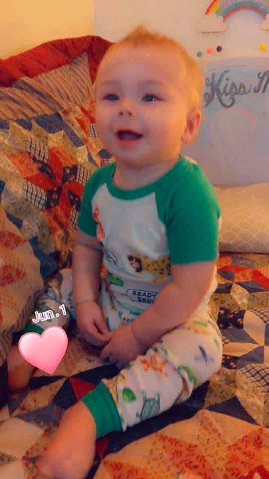 Konnor joined the competition — help win amazing prizes! arm, baby, baby_toddler_clothing, cheek, child, face, finger, fun, hand, happy, head, orange, organ, person, pink, skin, sleeve, smile, t_shirt, textile