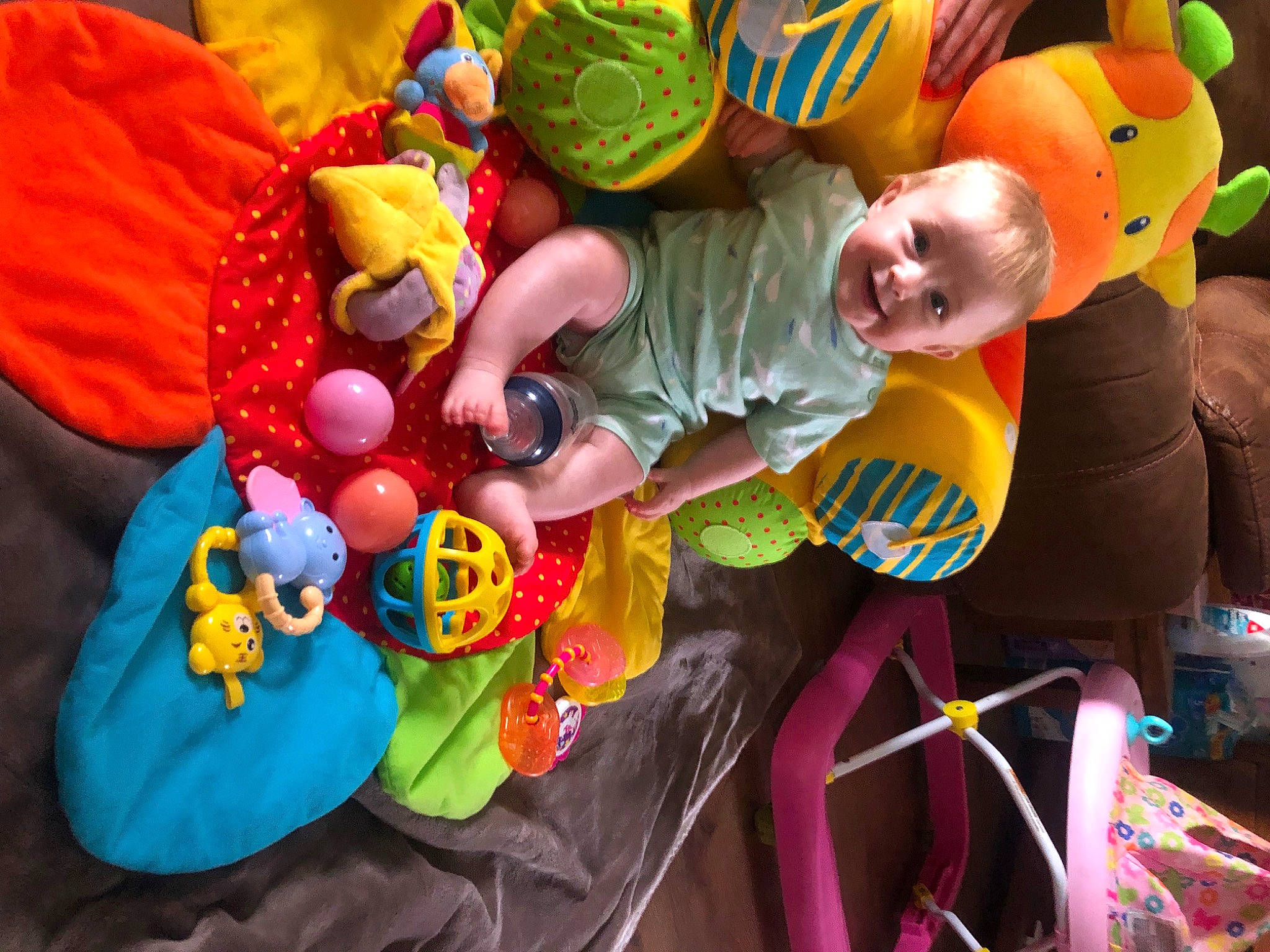 Bonnie joined the competition — help win amazing prizes! art, baby, baby_products, baby_toddler_clothing, baby_toys, child, event, fun, happy, headgear, joy, leisure, linens, party_supply, person, play, plush, room, smile, stuffed_toy
