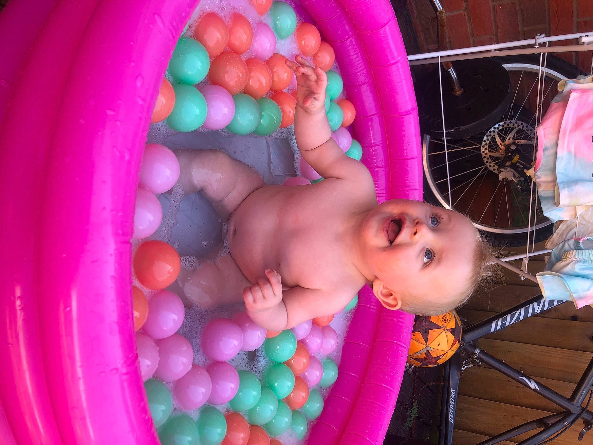 Bonnie joined the competition — help win amazing prizes! arm, baby, baby_products, beauty, cheek, child, event, fun, happy, head, human_body, leisure, magenta, person, pink, play, purple, skin, toddler, toy